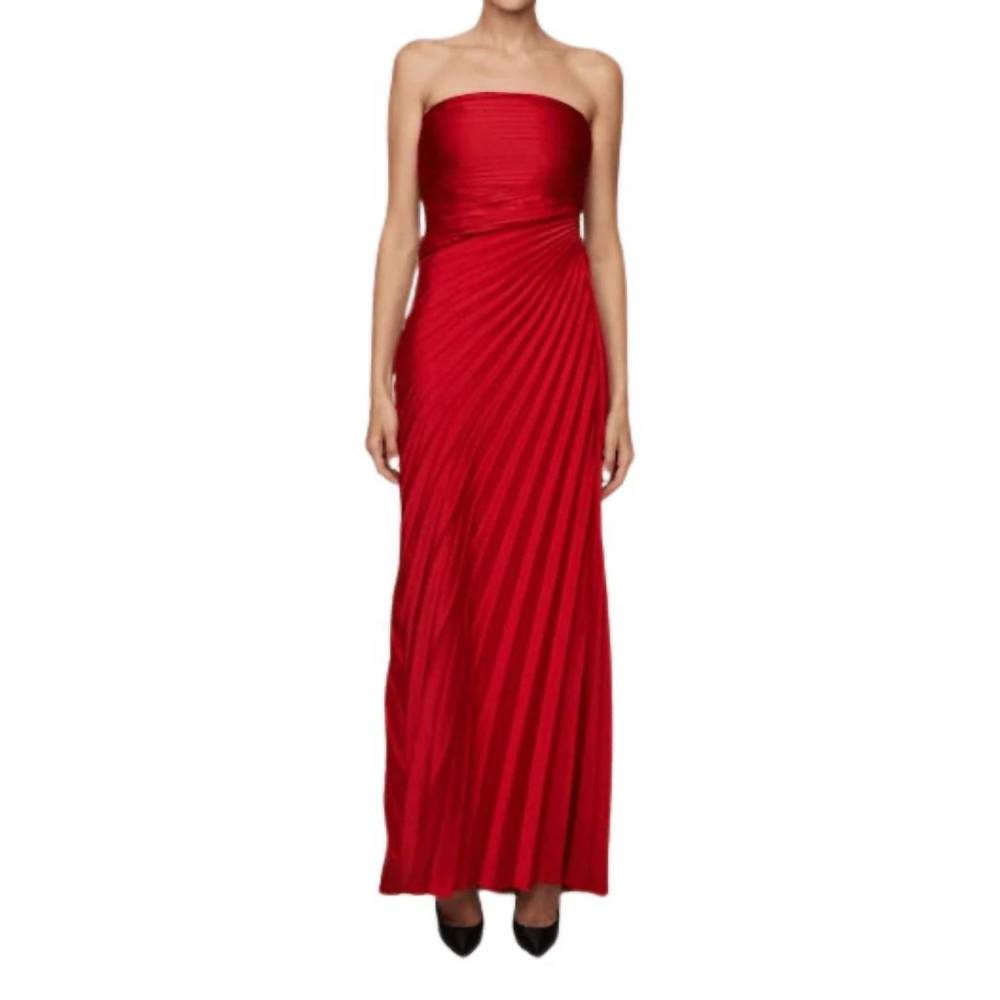 NEW A.L.C. bianca dress in really red